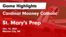 Cardinal Mooney Catholic  vs St. Mary's Prep Game Highlights - Oct. 13, 2021