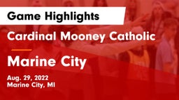 Cardinal Mooney Catholic  vs Marine City  Game Highlights - Aug. 29, 2022