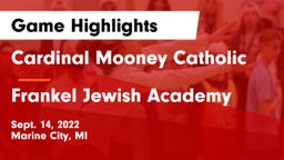 Cardinal Mooney Catholic  vs Frankel Jewish Academy Game Highlights - Sept. 14, 2022
