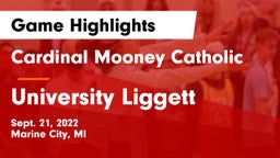 Cardinal Mooney Catholic  vs University Liggett Game Highlights - Sept. 21, 2022