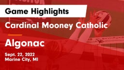 Cardinal Mooney Catholic  vs Algonac  Game Highlights - Sept. 22, 2022