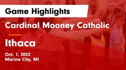 Cardinal Mooney Catholic  vs Ithaca  Game Highlights - Oct. 1, 2022