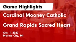 Cardinal Mooney Catholic  vs Grand Rapids Sacred Heart Game Highlights - Oct. 1, 2022