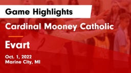 Cardinal Mooney Catholic  vs Evart Game Highlights - Oct. 1, 2022