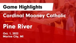 Cardinal Mooney Catholic  vs Pine River  Game Highlights - Oct. 1, 2022