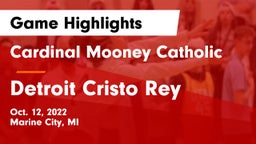 Cardinal Mooney Catholic  vs Detroit Cristo Rey Game Highlights - Oct. 12, 2022