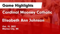 Cardinal Mooney Catholic  vs Elisabeth Ann Johnson  Game Highlights - Oct. 15, 2022