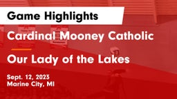 Cardinal Mooney Catholic  vs Our Lady of the Lakes  Game Highlights - Sept. 12, 2023
