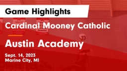 Cardinal Mooney Catholic  vs Austin Academy Game Highlights - Sept. 14, 2023