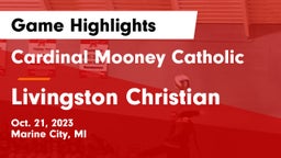 Cardinal Mooney Catholic  vs Livingston Christian Game Highlights - Oct. 21, 2023