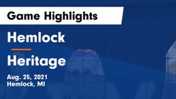 Hemlock  vs Heritage  Game Highlights - Aug. 25, 2021