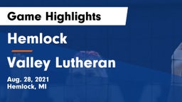 Hemlock  vs Valley Lutheran Game Highlights - Aug. 28, 2021