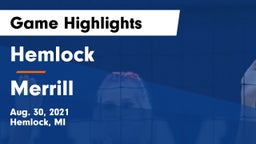 Hemlock  vs Merrill  Game Highlights - Aug. 30, 2021