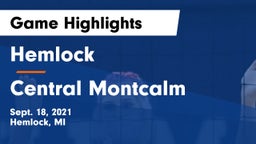 Hemlock  vs Central Montcalm  Game Highlights - Sept. 18, 2021