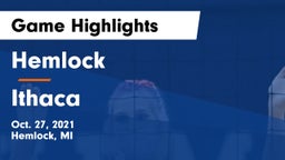 Hemlock  vs Ithaca  Game Highlights - Oct. 27, 2021