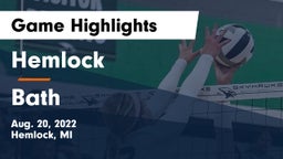 Hemlock  vs Bath  Game Highlights - Aug. 20, 2022