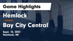 Hemlock  vs Bay City Central Game Highlights - Sept. 10, 2022