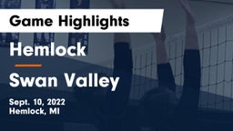 Hemlock  vs Swan Valley  Game Highlights - Sept. 10, 2022