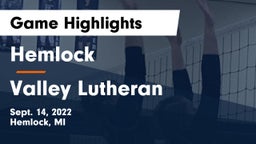 Hemlock  vs Valley Lutheran  Game Highlights - Sept. 14, 2022