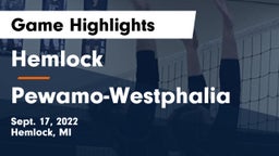 Hemlock  vs Pewamo-Westphalia  Game Highlights - Sept. 17, 2022