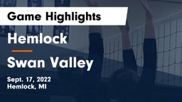 Hemlock  vs Swan Valley  Game Highlights - Sept. 17, 2022