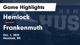 Hemlock  vs Frankenmuth  Game Highlights - Oct. 1, 2022