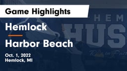 Hemlock  vs Harbor Beach Game Highlights - Oct. 1, 2022