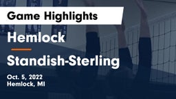Hemlock  vs Standish-Sterling  Game Highlights - Oct. 5, 2022