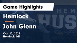 Hemlock  vs John Glenn  Game Highlights - Oct. 10, 2022
