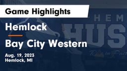 Hemlock  vs Bay City Western  Game Highlights - Aug. 19, 2023