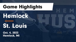 Hemlock  vs St. Louis  Game Highlights - Oct. 4, 2023