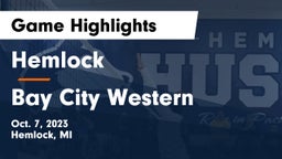 Hemlock  vs Bay City Western  Game Highlights - Oct. 7, 2023