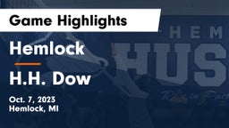 Hemlock  vs H.H. Dow  Game Highlights - Oct. 7, 2023