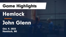 Hemlock  vs John Glenn Game Highlights - Oct. 9, 2023