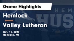 Hemlock  vs Valley Lutheran  Game Highlights - Oct. 11, 2023