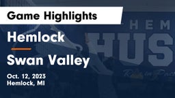 Hemlock  vs Swan Valley  Game Highlights - Oct. 12, 2023
