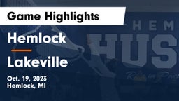 Hemlock  vs Lakeville  Game Highlights - Oct. 19, 2023