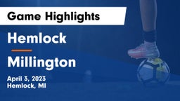 Hemlock  vs Millington  Game Highlights - April 3, 2023