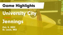 University City  vs Jennings  Game Highlights - Oct. 5, 2022