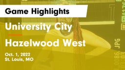 University City  vs Hazelwood West  Game Highlights - Oct. 1, 2022