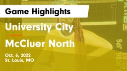 University City  vs McCluer North  Game Highlights - Oct. 6, 2022