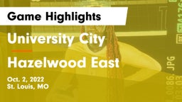 University City  vs Hazelwood East  Game Highlights - Oct. 2, 2022
