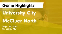 University City  vs McCluer North  Game Highlights - Sept. 18, 2023