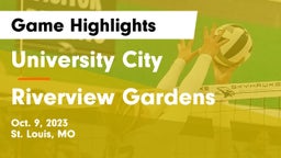University City  vs Riverview Gardens  Game Highlights - Oct. 9, 2023