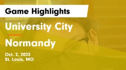 University City  vs Normandy  Game Highlights - Oct. 2, 2023