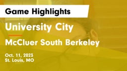 University City  vs McCluer South Berkeley  Game Highlights - Oct. 11, 2023