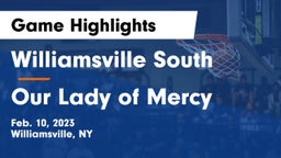Williamsville South  vs Our Lady of Mercy Game Highlights - Feb. 10, 2023