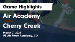 Air Academy  vs Cherry Creek Game Highlights - March 7, 2024