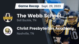 Recap: The Webb School vs. Christ Presbyterian Academy 2023