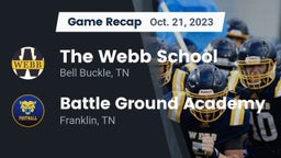 Recap: The Webb School vs. Battle Ground Academy  2023